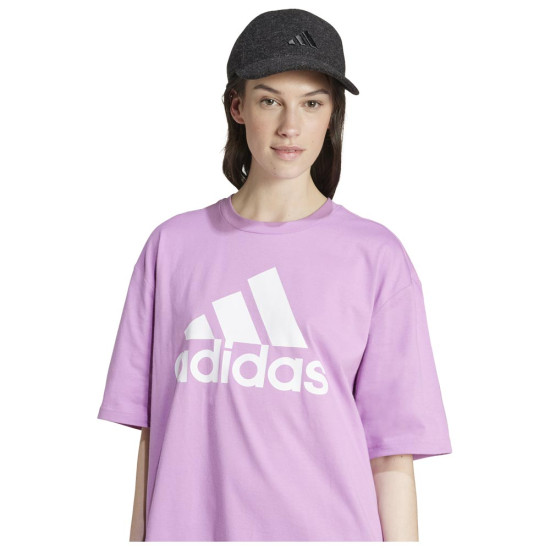 Adidas Γυναικεία κοντομάνικη μπλούζα Essentials Big Logo Boyfriend Tee